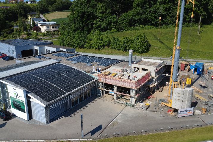 Erweiterung Spenglerei mit neuem Aufenthaltsraum für unsere Mitarbeiter